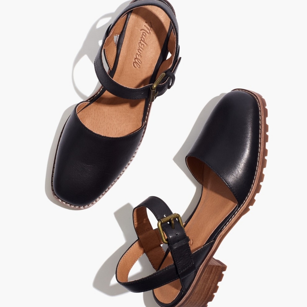 BRAND NEW Madewell Cladie Lugsole Mary Jane's - Size 6.5